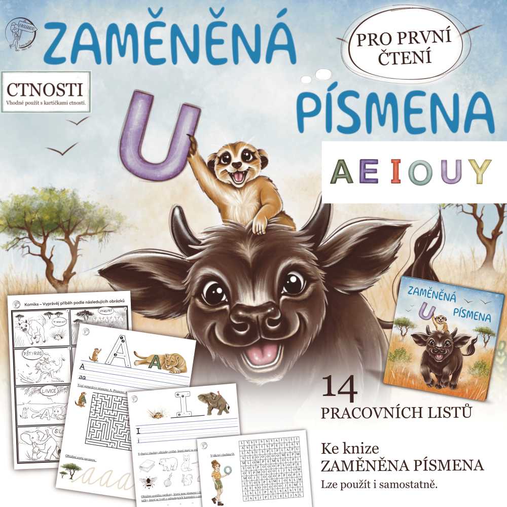 Pracovní listy ke knize Zaměněná písmena
