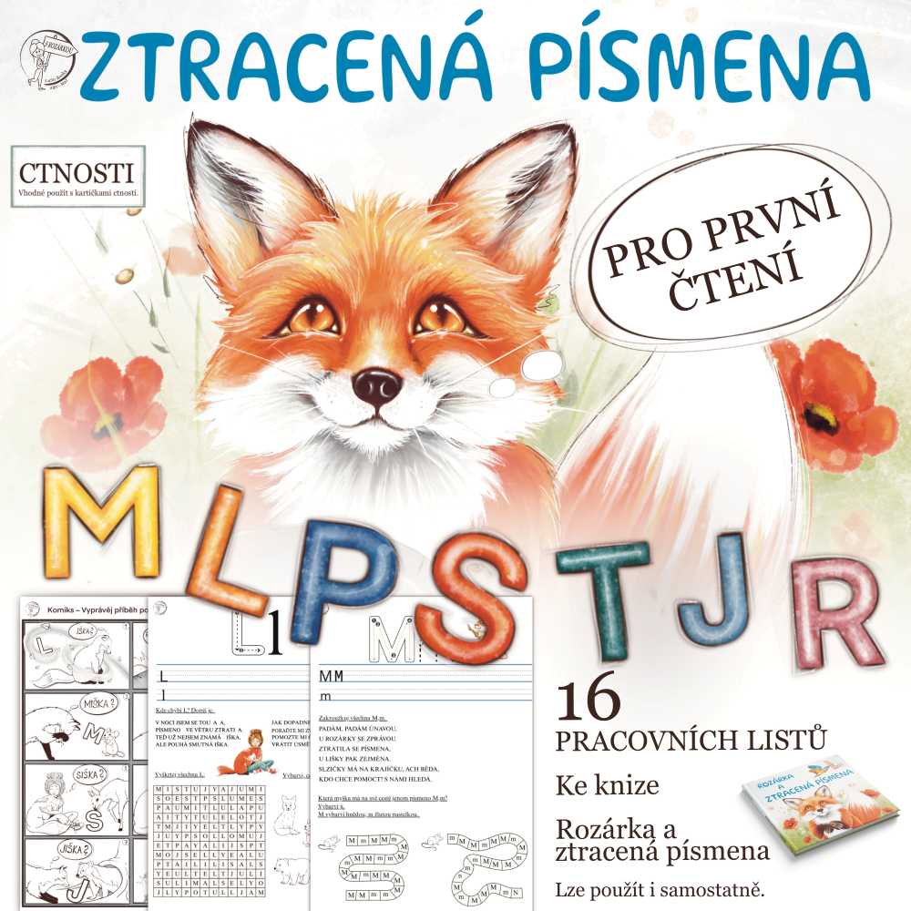 Pracovní listy ke knize Ztracená písmena